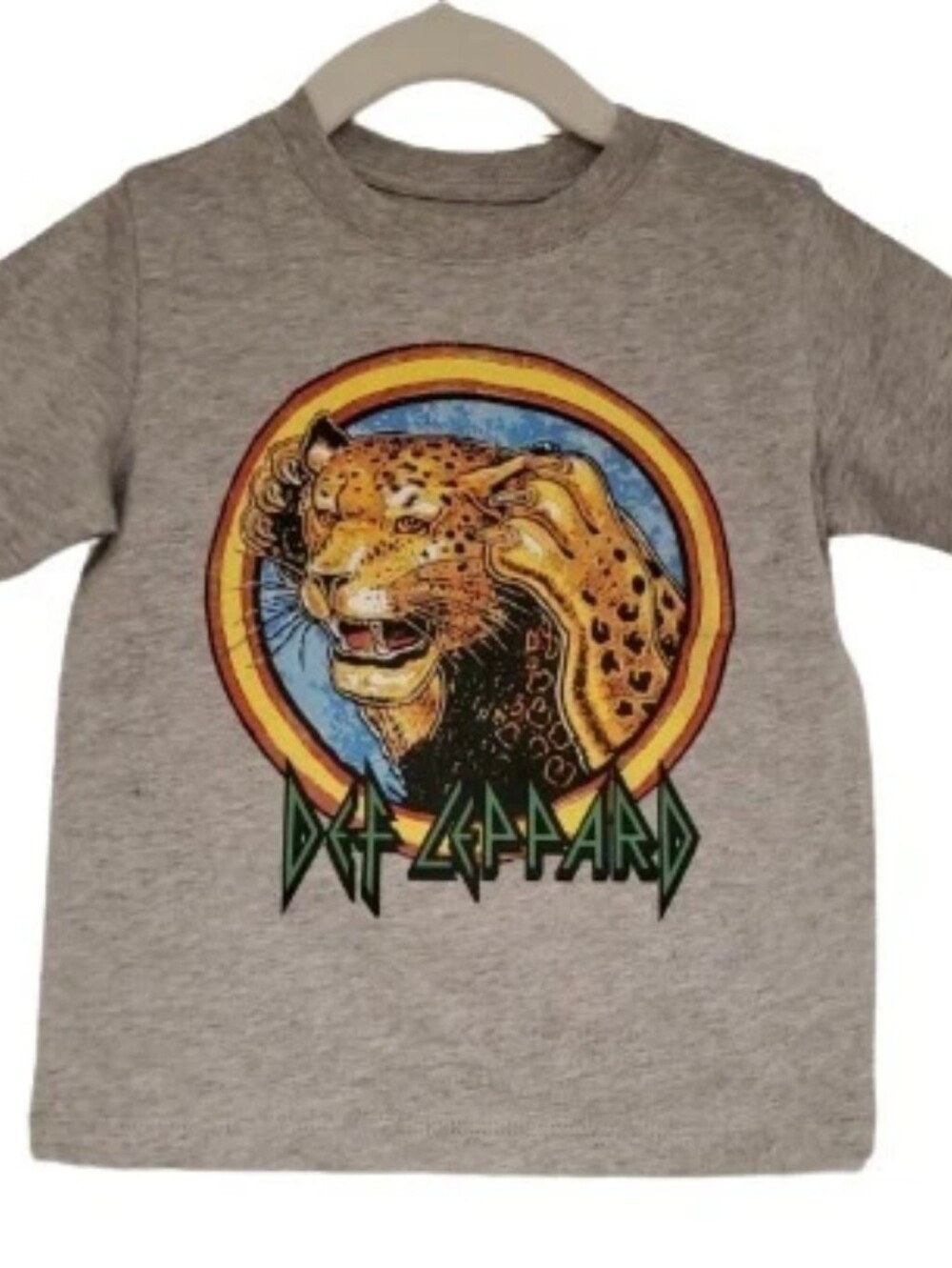 New Def Leppard Circle Logo GAP Toddler Size 2T 80s Glam Rock Star Tee Shirt